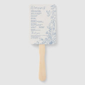 フローラ結婚式 プログラムハンドファン ハンドファン (裏面)