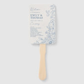 フローラ結婚式 プログラムハンドファン ハンドファン (正面)