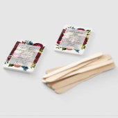 フローラ結婚式 プログラムファン ハンドファン (組立なし)