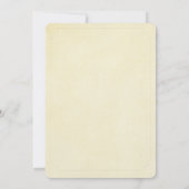 フローラ結婚枝 招待状 (裏面)