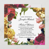 フローラ結婚業 招待状 (正面/裏面)