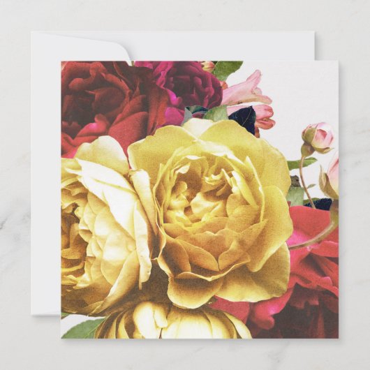 フローラ結婚業 招待状 (裏面)