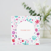 フローラ結婚色 サンキューカード (スタンド正面)