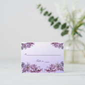 フローラ結婚薄紫護衛カード プレイスカード (スタンド正面)