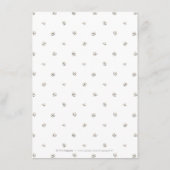 フローラ結婚黒板ラスク情報カード エンクロージャーカード (裏面)