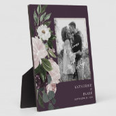 フローラ結婚B/Wフォトワインへようこそ  フォトプラーク (側面)