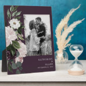 フローラ結婚B/Wフォトワインへようこそ  フォトプラーク (側面)