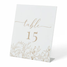 フローラ結婚Bohoのテーブル番号