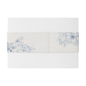 フローラ結婚Chinoiserieの 招待状ベリーバンド (裏面例)