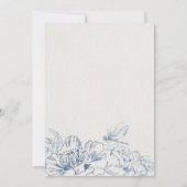 フローラ結婚Chinoiserieの 招待状 (裏面)