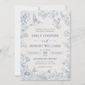 フローラ結婚Chinoiserieの 招待状 (正面)