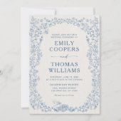 フローラ結婚Chinoiserieの 招待状 (正面)