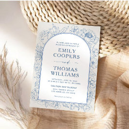 フローラ結婚Chinoiserieの 招待状