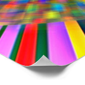 フローラ絞り染めポスター ポスター (角)