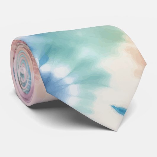 フローラ絞り染め ネクタイ (ロール)