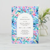 フローラ絵を描の卒業党 招待状 (スタンド正面)