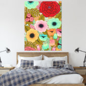 フローラ絵を描ガーデンズアートピップジェラード キャンバスプリント (インサイチュ (寝室))
