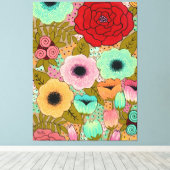 フローラ絵を描ガーデンズアートピップジェラード キャンバスプリント (インサイチュ (ウッドフロア))
