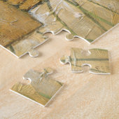 フローラ絵画と可視ブラシストローク ジグソーパズル (側面)