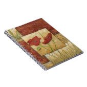 フローラ絵画と可視ブラシストローク ノートブック (右側)