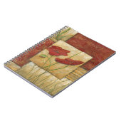 フローラ絵画と可視ブラシストローク ノートブック (左側)