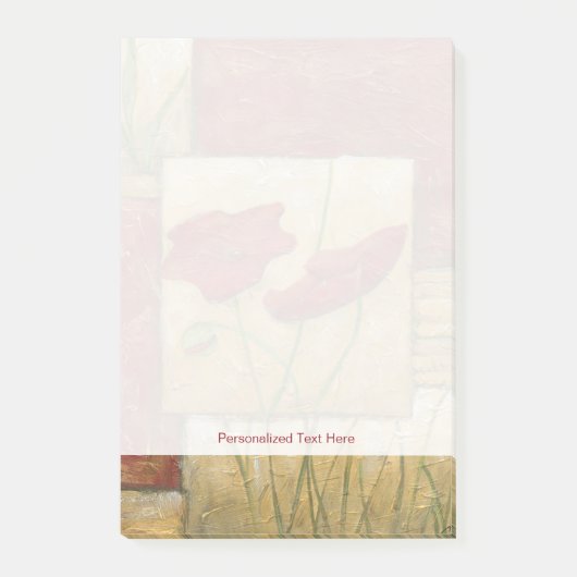 フローラ絵画と可視ブラシストローク ポストイット (正面)