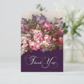 フローラ絵画の記念結婚カード 招待状 (スタンド正面)