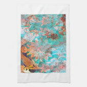 フローラ絵画の キッチンタオル (縦)