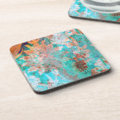 フローラ絵画の コースター (左側)