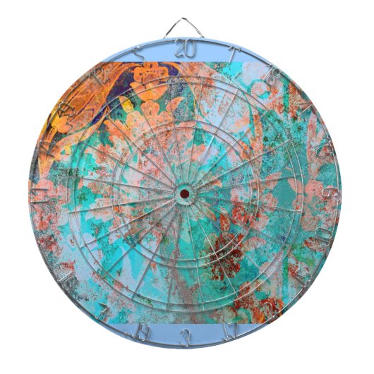 フローラ絵画の ダーツボード (正面)