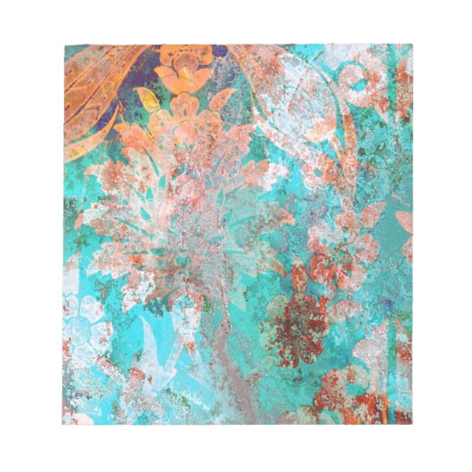 フローラ絵画の ノートパッド (正面)