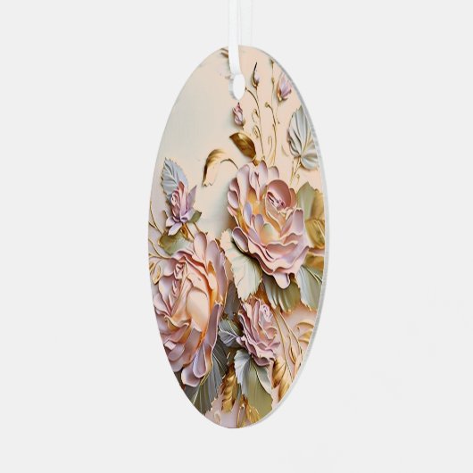 フローラ絵画イースター メタルオーナメント (正面左)