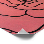 フローラ絵画ガーデンのポスターアートプリント ポスター (角)