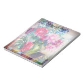 フローラ絵画パーソナライズされた ノートパッド (回転)