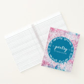 フローラ絵画抽象芸術パーソナライズされた詩 ノートブック (内部)