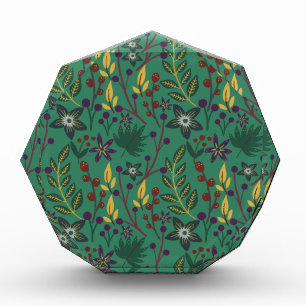フローラ継ぎ目なし花緑 フォトブロック