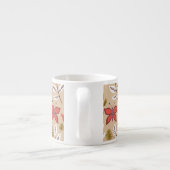 フローラ継ぎ目なし花鳥、蝶 エスプレッソカップ (裏面)