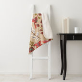 フローラ継ぎ目なし花鳥、蝶 シェルパブランケット (インサイチュ)