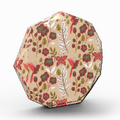 フローラ継ぎ目なし花鳥、蝶 フォトブロック (左)