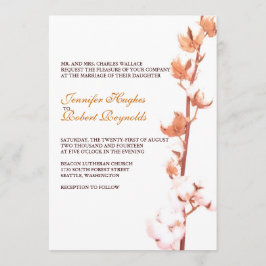 フローラ綿結婚式招待状 招待状