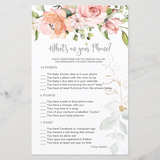 フローラ緑のベビーあなたの電話ゲームの何 (正面)