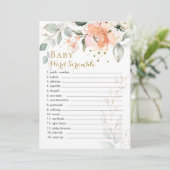 フローラ緑の葉のベビー単語スクランブルゲーム (スタンド正面)