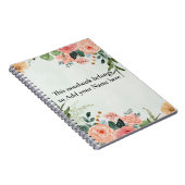 フローラ緑 ノートブック (右側)