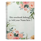 フローラ緑 ノートブック (正面)