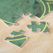 フローラ緑(蝶あり) ジグソーパズル (側面)