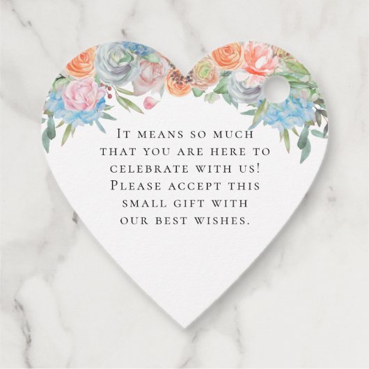 フローラ縁どさん、メッセージの結婚名前 フェイバータグ (裏面)