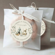 フローラ縁どとテディ・アクエカの好意シール