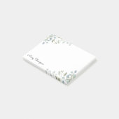 フローラ縁どグ・モノグラム名 ポストイット (アングル)