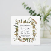 フローラ縁どシャワー招待券 招待状 (スタンド正面)