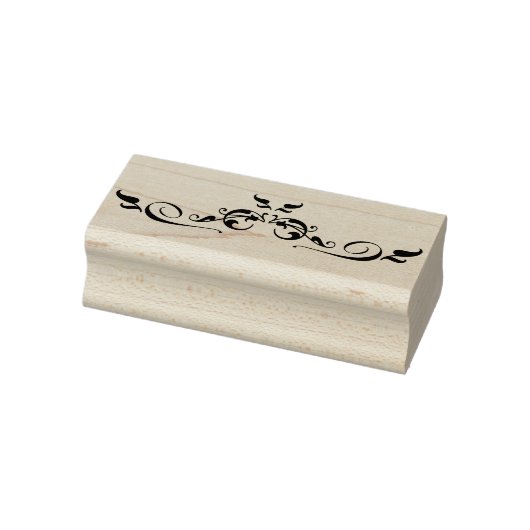 フローラ縁どスタンプ ラバースタンプ (スタンプ)